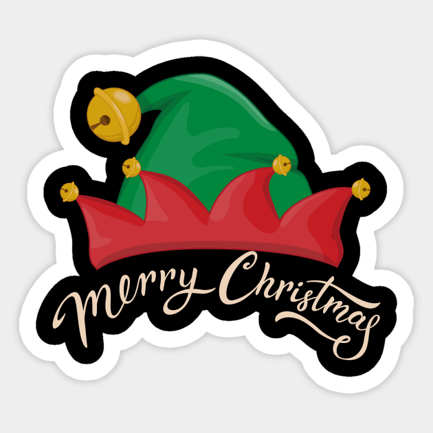 Santa Cap Sticker by Kings Court